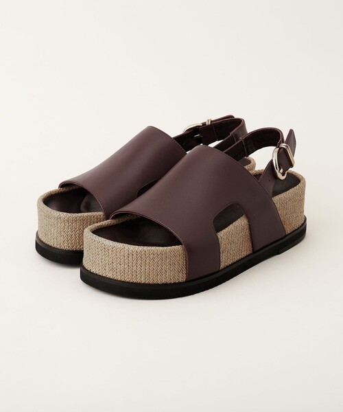 ODETTE E ODILE（オデットエオディール）の「ボリュームプラットフォーム サンダル60（サンダル・レディース・ブラック/ワインレッド・L/M/S）」の10枚目の写真