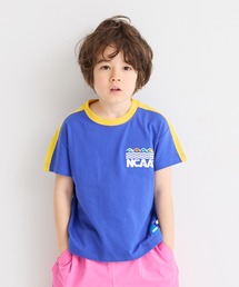 NCAA（エヌシーエーエー）の「【NCAA】別注ライン刺繍Tee/KIDS(80～120cm)（Tシャツ/カットソー）」