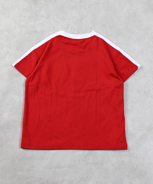 NCAA（エヌシーエーエー）の「【NCAA】別注ライン刺繍Tee/KIDS(80～120cm)（Tシャツ/カットソー・キッズ・ブルー/ブラック/レッド・110/100/90/80/120）」の4枚目の写真