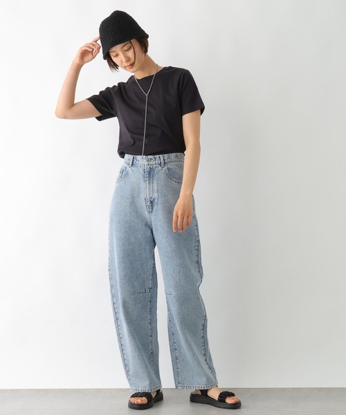 LEPSIM（レプシィム）の「バケットビーニー　321509（ニットキャップ/ビーニー・レディース・アイボリー/ブラック・ONE SIZE）」の16枚目の写真