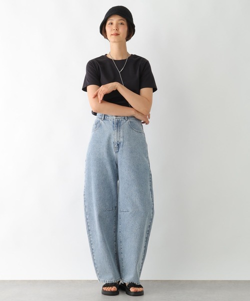 LEPSIM（レプシィム）の「バケットビーニー　321509（ニットキャップ/ビーニー・レディース・アイボリー/ブラック・ONE SIZE）」の14枚目の写真