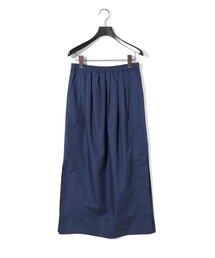 MIDIUMISOLID for Ladies サイドスイッチイージーロングスカート