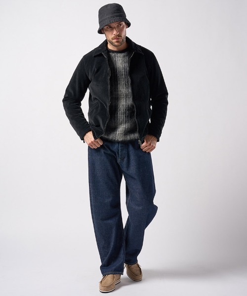 wjk(ダヴルジェイケイ)の「mko12773-vintage bucket hat バケットハット(ハット・メンズ・ブラック/チャコール/ダークカーキ・FREE)」の11枚目の写真