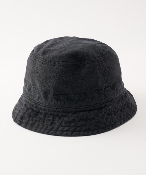 wjk(ダヴルジェイケイ)の「mko12773-vintage bucket hat バケットハット(ハット・メンズ・ブラック/チャコール/ダークカーキ・FREE)」の9枚目の写真