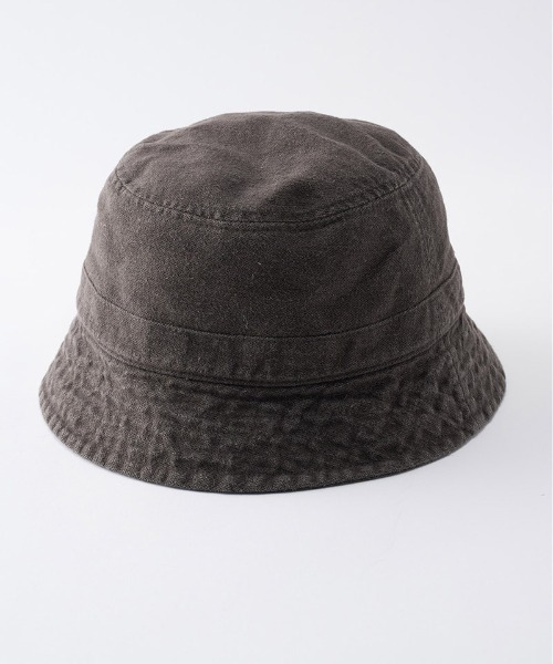 wjk(ダヴルジェイケイ)の「mko12773-vintage bucket hat バケットハット(ハット・メンズ・ブラック/チャコール/ダークカーキ・FREE)」の8枚目の写真