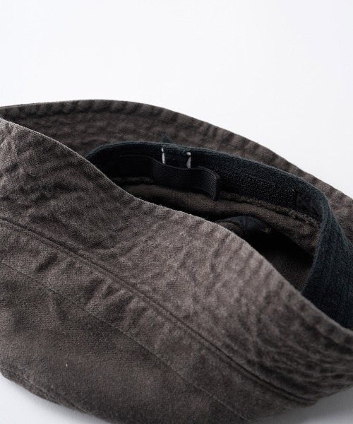 wjk(ダヴルジェイケイ)の「mko12773-vintage bucket hat バケットハット(ハット・メンズ・ブラック/チャコール/ダークカーキ・FREE)」の4枚目の写真