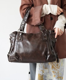 Port（ポート）の「【 Port / ポート 】2WAY スタッズ フェイクレザー スクエア バッグ #_（ショルダーバッグ）」