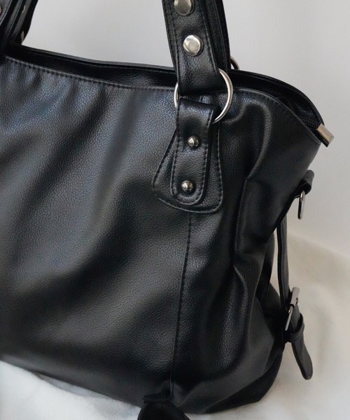 PORTER×ZOZOTOWNコラボ　本革　レザー　ショルダーバッグ　スタッズ付 ポーター ZOZOTOWN コラボ スタッズ ショルダーバッグ - メルカリ