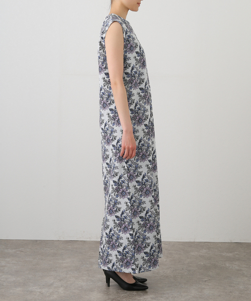 FUMIE TANAKA（フミエタナカ）の「【FUMIE TANAKA(フミエタナカ)】flower JQ OP：ワンピース（ワンピース・レディース・ホワイト・2）」の4枚目の写真