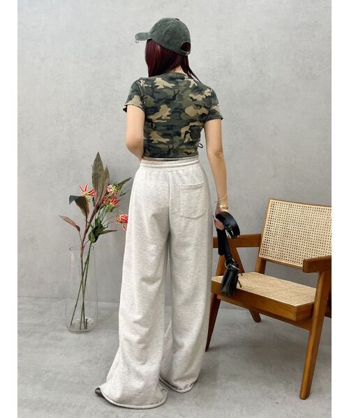 EVRIS（エヴリス）の「カモフラリボンショートTシャツ（Tシャツ/カットソー・レディース・ベージュ/カーキ・FREE）」の18枚目の写真