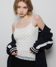 IMARI（イマリ）の「【 IMARI / イマリ 】 ドット レース キャミソール （ カップ付き ） #（キャミソール）」