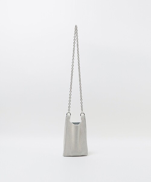 LASTFRAME(ラストフレーム)の「<LASTFRAME>MTL KYOTO MRKT バッグ(ショルダーバッグ・レディース・ブラック/ライトグレー・FREE)」の4枚目の写真