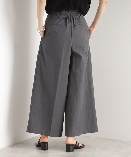 THE SHOP TK (ザ ショップ ティーケー )の「◆ハイウエストタックワイドパンツ【洗える】(その他パンツ・レディース・スミクロ/オフホワイト・12/13)」の10枚目の写真