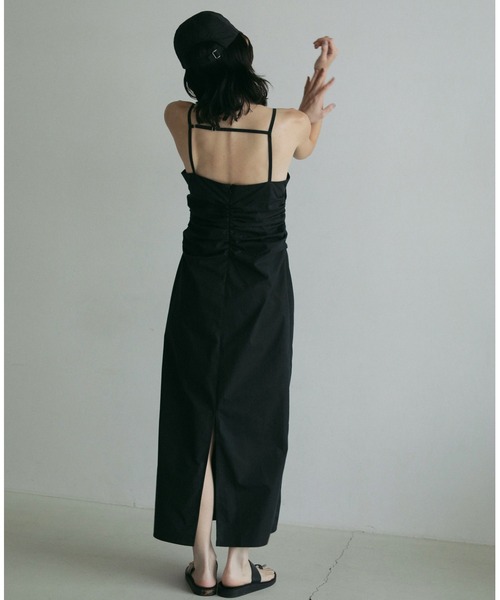 セール】Backopen Shirring Onepiece（ワンピース）｜anuke