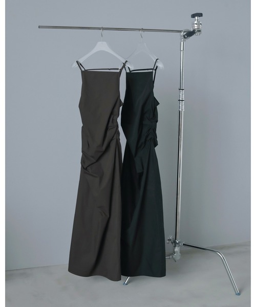 セール】Backopen Shirring Onepiece（ワンピース）｜anuke