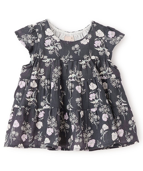 petit main（プティマイン）の「【スマイル/リンク】楊柳チュニック(キッズサイズ)（チュニック・キッズ・レッド/アイボリー/ライトグリーン/ライトピンク/チャコール・120cm/110cm/80ｃｍ/90cm/100cm/130cm）」の15枚目の写真