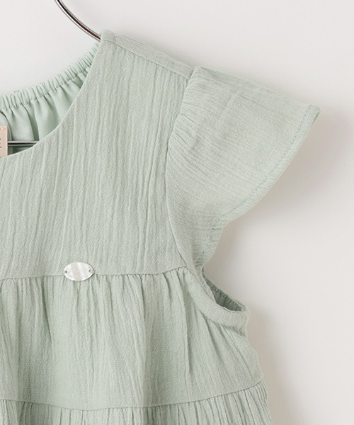 petit main（プティマイン）の「【スマイル/リンク】楊柳チュニック(キッズサイズ)（チュニック・キッズ・レッド/アイボリー/ライトグリーン/ライトピンク/チャコール・120cm/110cm/80ｃｍ/90cm/100cm/130cm）」の19枚目の写真