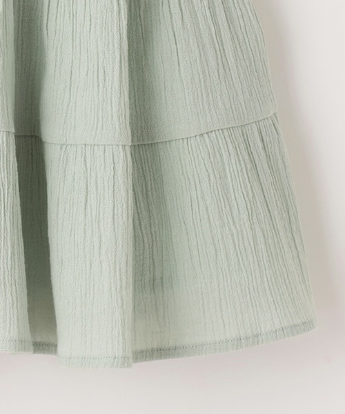 petit main（プティマイン）の「【スマイル/リンク】楊柳チュニック(キッズサイズ)（チュニック・キッズ・レッド/アイボリー/ライトグリーン/ライトピンク/チャコール・120cm/110cm/80ｃｍ/90cm/100cm/130cm）」の21枚目の写真