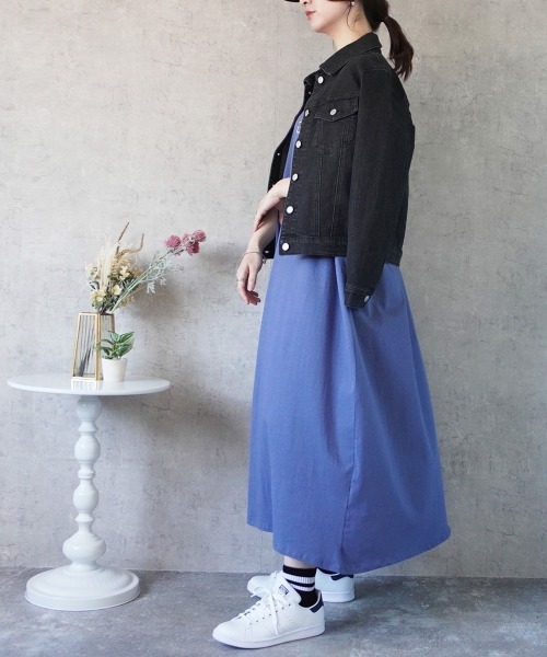 SELECT LEVERY(セレクトリベリー)の「襟付きデニムジャケット(デニムジャケット・レディース・ブラック系その他/ワンウォッシュ/ネイビー・MEDIUM/LARGE/X-LARGE/SMALL)」の15枚目の写真