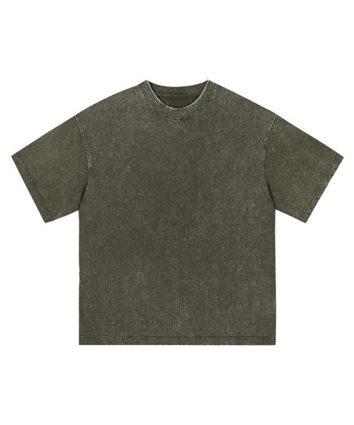Ressaca(レサーカ)の「オーバーサイズピグメント加工Tシャツ(Tシャツ/カットソー・メンズ・ブラック/アイボリー/カーキ/ブルー/グレー/パープル/ブラウン/グリーン/ピンク・L/XL/M)」の5枚目の写真