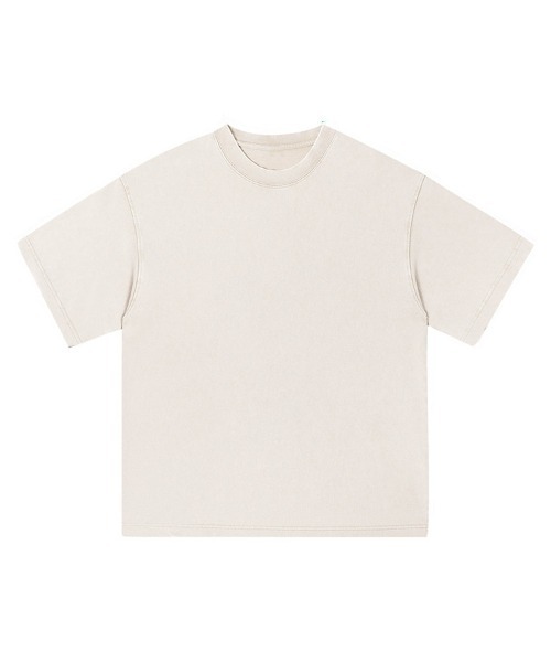 Ressaca(レサーカ)の「オーバーサイズピグメント加工Tシャツ(Tシャツ/カットソー・メンズ・ブラック/アイボリー/カーキ/ブルー/グレー/パープル/ブラウン/グリーン/ピンク・L/XL/M)」の2枚目の写真