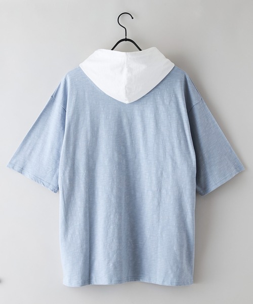 Blue Standard (ブルースタンダード)の「【Blue Standard/ブルースタンダード】スラブコットン アニマルプリント Tパーカー(Tシャツ/カットソー・メンズ・その他/その他2/その他1・X-LARGE/LARGE/MEDIUM)」の8枚目の写真