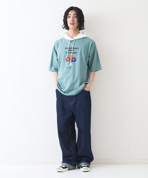 Blue Standard (ブルースタンダード)の「【Blue Standard/ブルースタンダード】スラブコットン アニマルプリント Tパーカー(Tシャツ/カットソー・メンズ・その他/その他2/その他1・X-LARGE/LARGE/MEDIUM)」の21枚目の写真