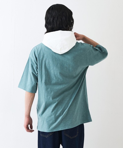 Blue Standard (ブルースタンダード)の「【Blue Standard/ブルースタンダード】スラブコットン アニマルプリント Tパーカー(Tシャツ/カットソー・メンズ・その他/その他2/その他1・X-LARGE/LARGE/MEDIUM)」の16枚目の写真