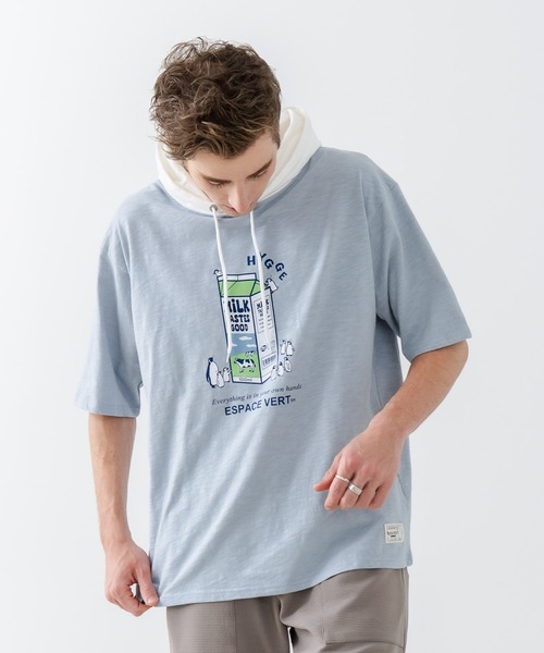 Blue Standard (ブルースタンダード)の「【Blue Standard/ブルースタンダード】スラブコットン アニマルプリント Tパーカー(Tシャツ/カットソー・メンズ・その他/その他2/その他1・X-LARGE/LARGE/MEDIUM)」の20枚目の写真