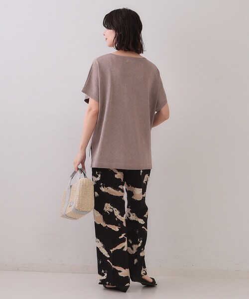 OPAQUE.CLIP（オペークドットクリップ）の「ぼかしアート柄イージーパンツ【洗濯機洗い可】（その他パンツ・レディース・グレー系/ブラック系・38/40/42）」の11枚目の写真