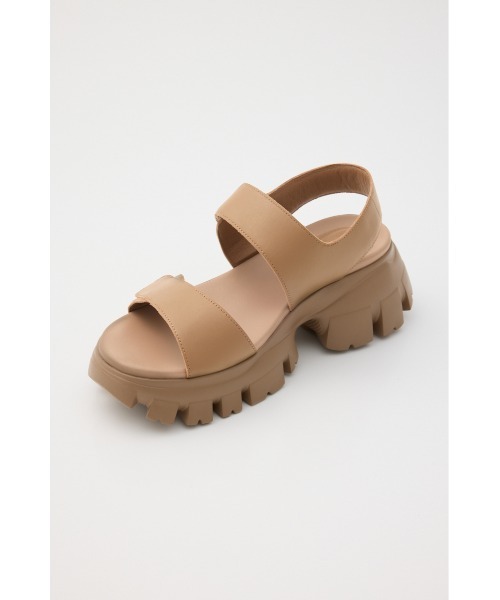 STACCATO（スタッカート）の「Ｗベルトラギットソールサンダル（サンダル・レディース・ホワイト/ブラウン・24.5cm/22.5cm/23cm/23.5cm/24cm）」の6枚目の写真