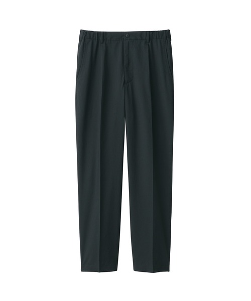 無印良品（ムジルシリョウヒン）の「紳士　風を通すタックテーパードパンツ（その他パンツ・メンズ・ブラウン系/ブラック/ダークネイビー・L/M/S/XL）」の11枚目の写真