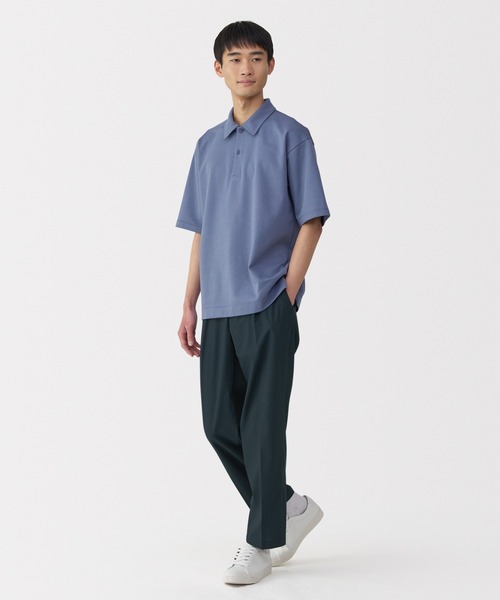 無印良品（ムジルシリョウヒン）の「紳士　風を通すタックテーパードパンツ（その他パンツ・メンズ・ブラウン系/ブラック/ダークネイビー・L/M/S/XL）」の22枚目の写真