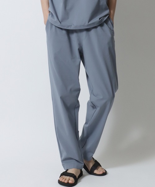 SITRY（シトリー）の「COOL THROUGH Function Pants/接触冷感 速乾 イージーパンツ テーパードパンツ セットアップ対応（その他パンツ・メンズ・チャコール/サックスブルー/ブラック/ライトグレー・LL/M/L）」の4枚目の写真