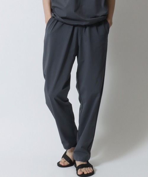 SITRY（シトリー）の「COOL THROUGH Function Pants/接触冷感 速乾 イージーパンツ テーパードパンツ セットアップ対応（その他パンツ・メンズ・チャコール/サックスブルー/ブラック/ライトグレー・LL/M/L）」の3枚目の写真