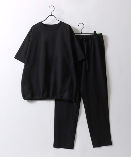 SITRY（シトリー）の「COOL THROUGH Function Pants/接触冷感 速乾 イージーパンツ テーパードパンツ セットアップ対応（その他パンツ・メンズ・チャコール/サックスブルー/ブラック/ライトグレー・LL/M/L）」の21枚目の写真