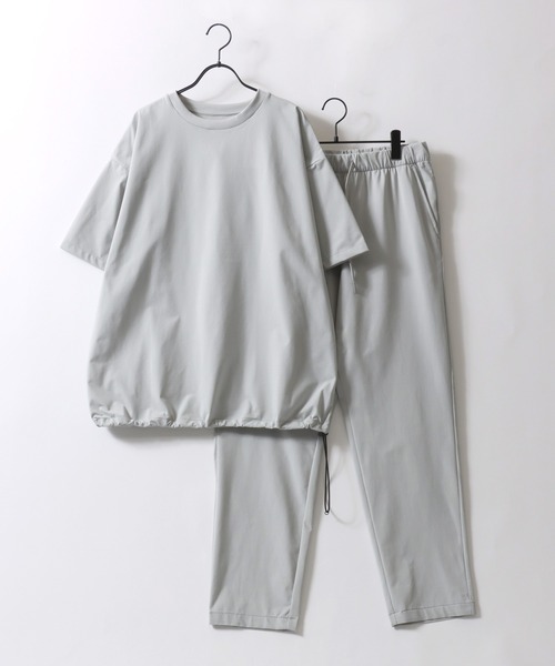 SITRY（シトリー）の「COOL THROUGH Function Pants/接触冷感 速乾 イージーパンツ テーパードパンツ セットアップ対応（その他パンツ・メンズ・チャコール/サックスブルー/ブラック/ライトグレー・LL/M/L）」の22枚目の写真