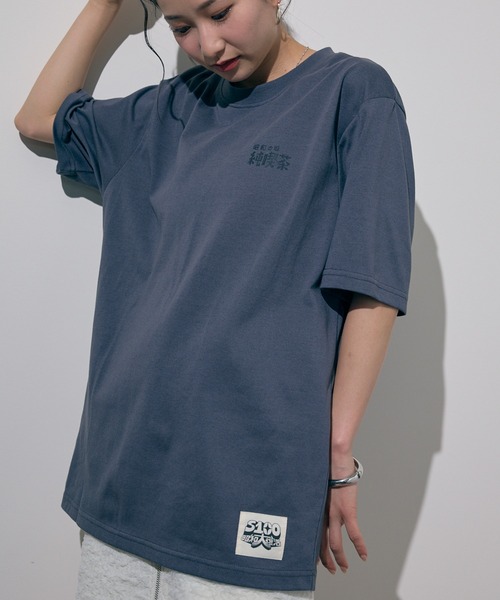 KANSAI YAMAMOTO HOMME（カンサイヤマモトオム）の「【KANSAI YAMAMOTO HOMME/カンサイヤマモトオム】KANSAI JAPAN PUDDING A LA MODE バックプリントデザイン半袖Tシャツ（Tシャツ/カットソー・メンズ・ホワイト/チャコールグレー・LARGE/MEDIUM）」の6枚目の写真