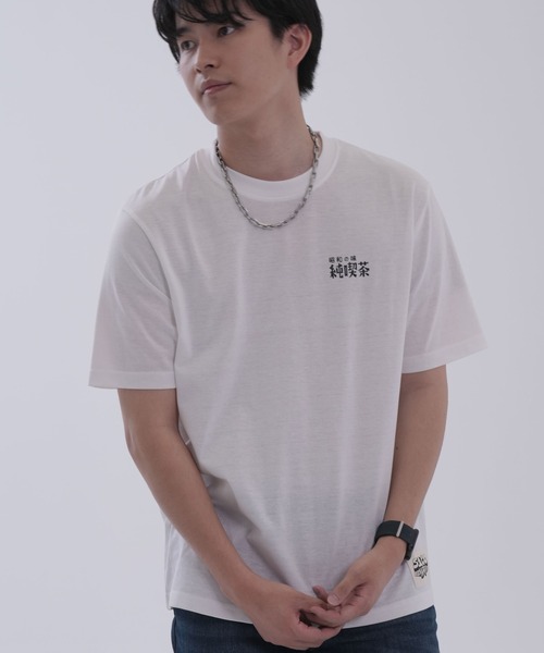 KANSAI YAMAMOTO HOMME（カンサイヤマモトオム）の「【KANSAI YAMAMOTO HOMME/カンサイヤマモトオム】KANSAI JAPAN PUDDING A LA MODE バックプリントデザイン半袖Tシャツ（Tシャツ/カットソー・メンズ・ホワイト/チャコールグレー・LARGE/MEDIUM）」の7枚目の写真