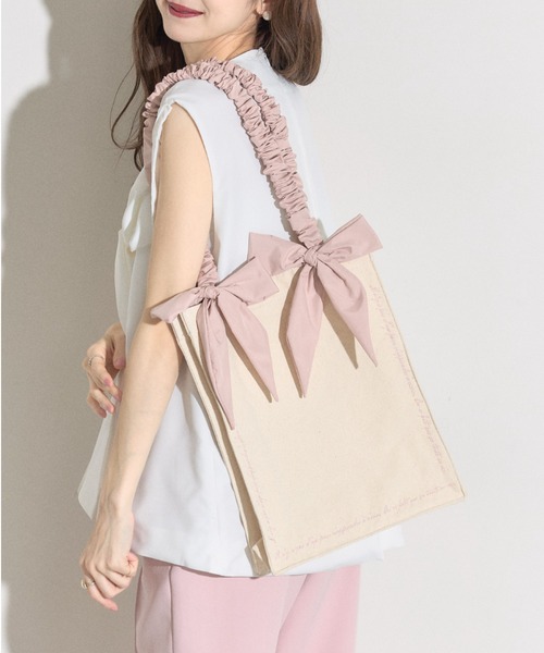 トートバッグ tooco ZOZO限定】キャンバスシャーリングハンドルトートバッグ（トート