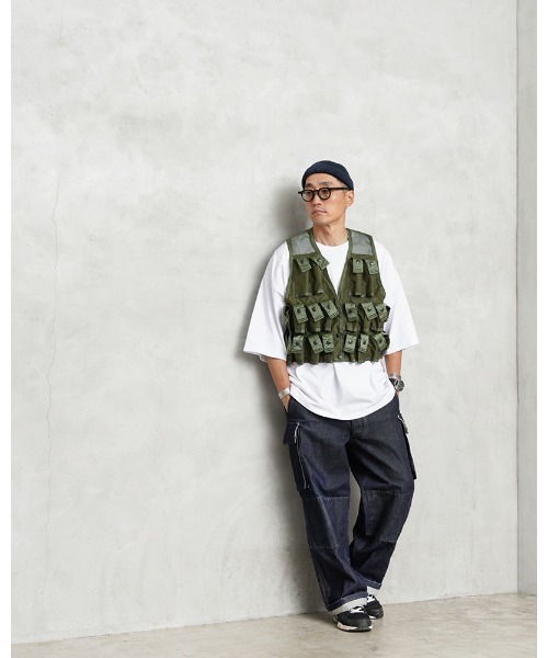 MILITARY(ミリタリー)の「実物 新品 デッドストック 米軍 グレネード キャリア ベスト(ベスト・メンズ・オリーブ・MEDIUM)」の2枚目の写真