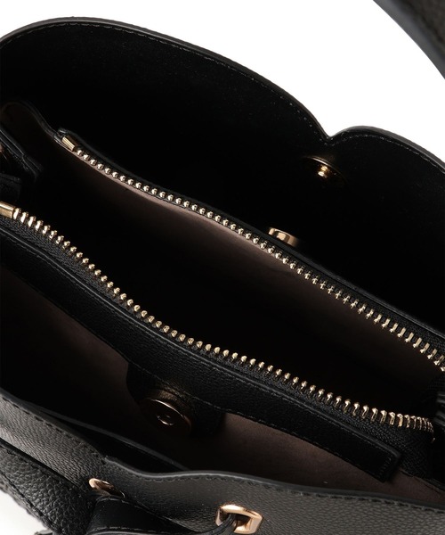 VIS（ビス）の「ハートカットカゴバッグ（ショルダーバッグ・レディース・ブラック/ホワイト系その他・FREE）」の10枚目の写真