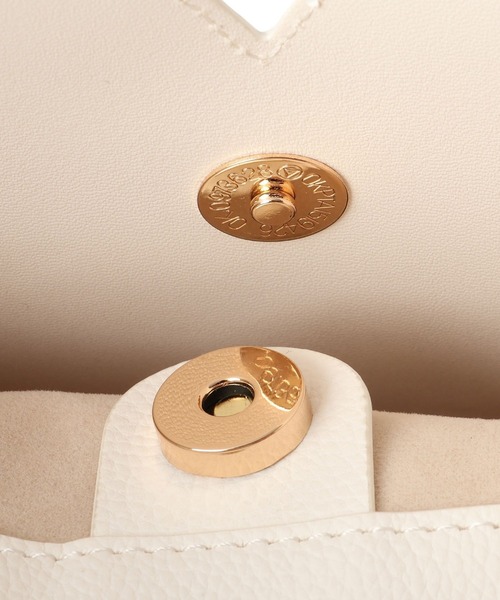 VIS（ビス）の「ハートカットカゴバッグ（ショルダーバッグ・レディース・ブラック/ホワイト系その他・FREE）」の20枚目の写真