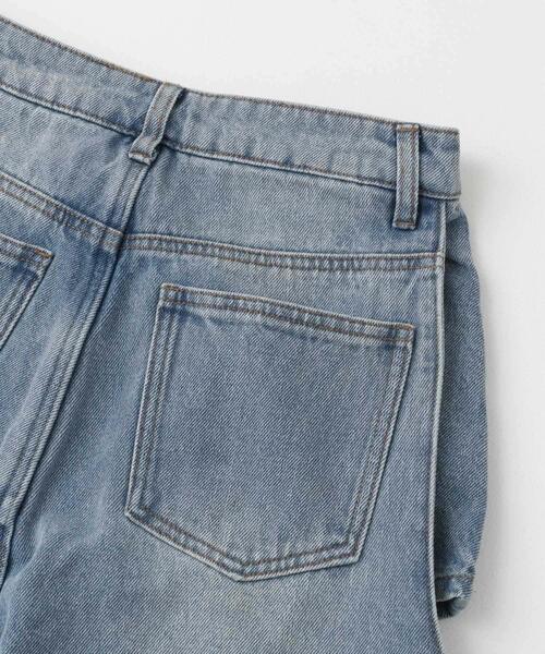 SENSE OF PLACE by URBAN RESEARCH（センスオブプレイスバイアーバンリサーチ）の「サイドカットアウトデニム（その他パンツ・レディース・ブラック/インディゴブルー・SMALL/MEDIUM）」の8枚目の写真
