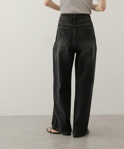 SENSE OF PLACE by URBAN RESEARCH（センスオブプレイスバイアーバンリサーチ）の「サイドカットアウトデニム（その他パンツ・レディース・ブラック/インディゴブルー・SMALL/MEDIUM）」の12枚目の写真