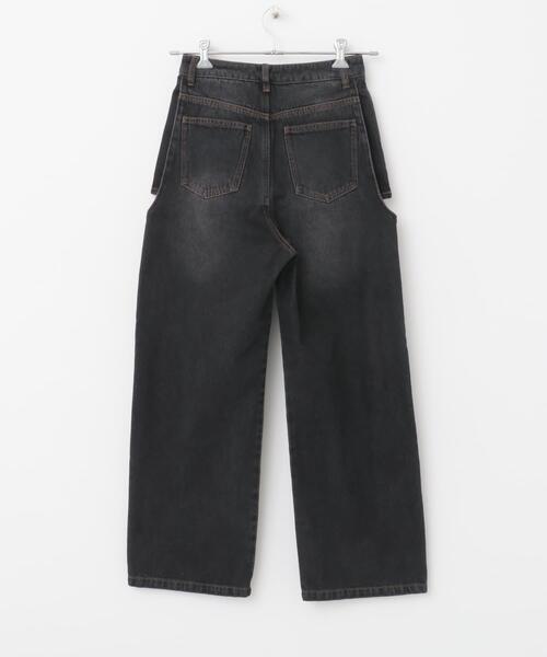 SENSE OF PLACE by URBAN RESEARCH（センスオブプレイスバイアーバンリサーチ）の「サイドカットアウトデニム（その他パンツ・レディース・ブラック/インディゴブルー・SMALL/MEDIUM）」の22枚目の写真