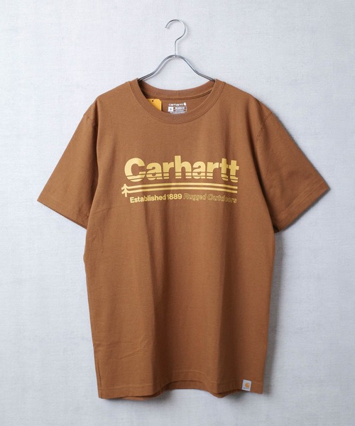 Carhartt(カーハート)の「【T11】【CARHARTT/カーハート】RELAXED FIT HEAVYWEIGHT SHORT-SLEEVE POCKET OUTDOORS GRAPHIC T-SHIRT(Tシャツ/カットソー・メンズ・グレー/サックスブルー/ブラウン・SMALL/MEDIUM/LARGE/X-LARGE)」の3枚目の写真