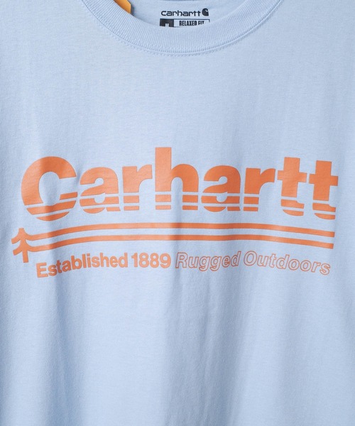 Carhartt(カーハート)の「【T11】【CARHARTT/カーハート】RELAXED FIT HEAVYWEIGHT SHORT-SLEEVE POCKET OUTDOORS GRAPHIC T-SHIRT(Tシャツ/カットソー・メンズ・グレー/サックスブルー/ブラウン・SMALL/MEDIUM/LARGE/X-LARGE)」の6枚目の写真