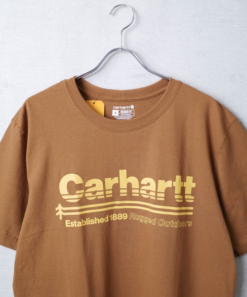 Carhartt(カーハート)の「【T11】【CARHARTT/カーハート】RELAXED FIT HEAVYWEIGHT SHORT-SLEEVE POCKET OUTDOORS GRAPHIC T-SHIRT(Tシャツ/カットソー・メンズ・グレー/サックスブルー/ブラウン・SMALL/MEDIUM/LARGE/X-LARGE)」の13枚目の写真