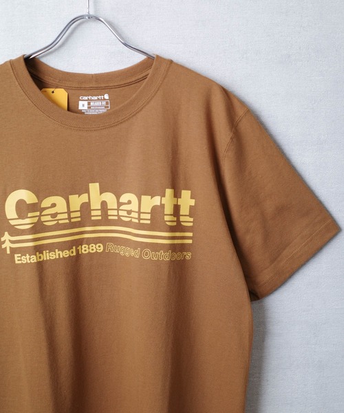 Carhartt(カーハート)の「【T11】【CARHARTT/カーハート】RELAXED FIT HEAVYWEIGHT SHORT-SLEEVE POCKET OUTDOORS GRAPHIC T-SHIRT(Tシャツ/カットソー・メンズ・グレー/サックスブルー/ブラウン・SMALL/MEDIUM/LARGE/X-LARGE)」の14枚目の写真